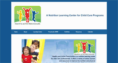 Desktop Screenshot of healthypreschoolers.com